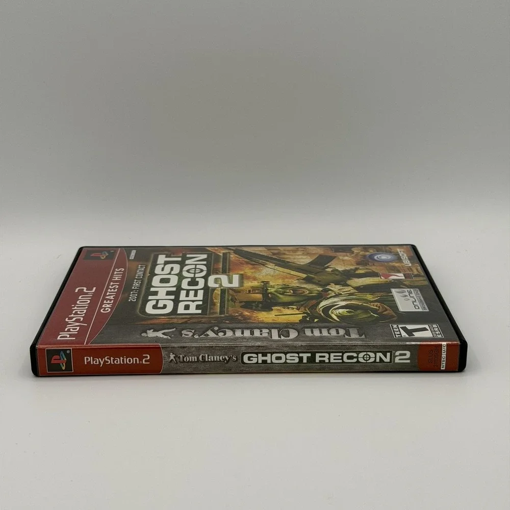 Tom Clancy's Ghost Recon 2 PlayStation 2 PS2 Greatest Hits CIB Ubisoft ESRB T